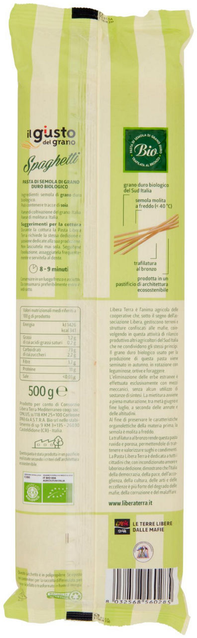 Spaghetti biologici di grano duro gr 500 - 2