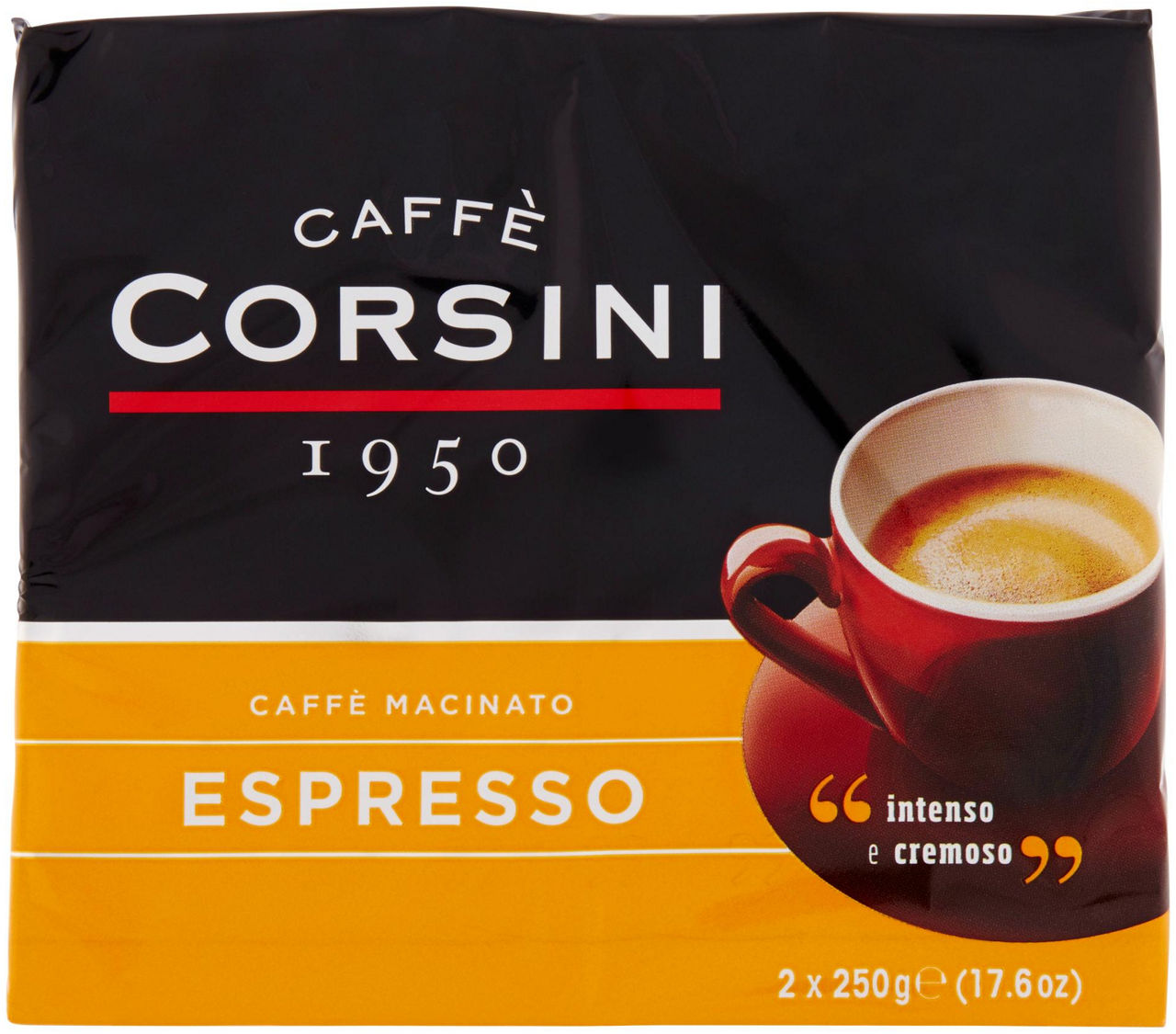 Caffe' corsini espresso casa bipack sacchetto gr. 250x2