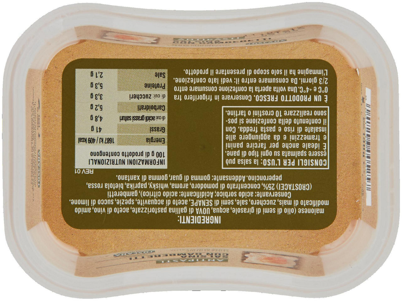 Salsa spalmabile di maionese con gamberetti - 2