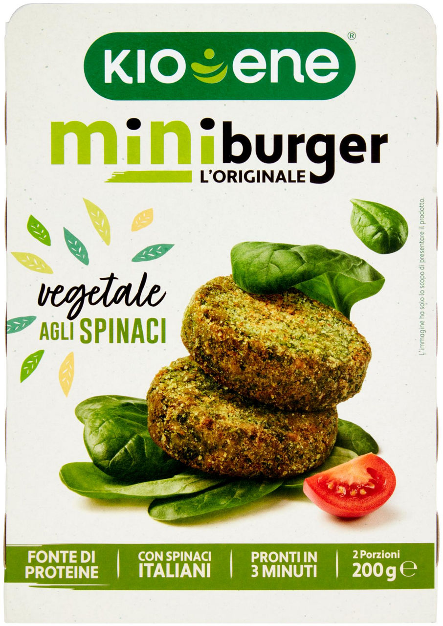 Miniburger agli spinaci kioene atm 4x50g