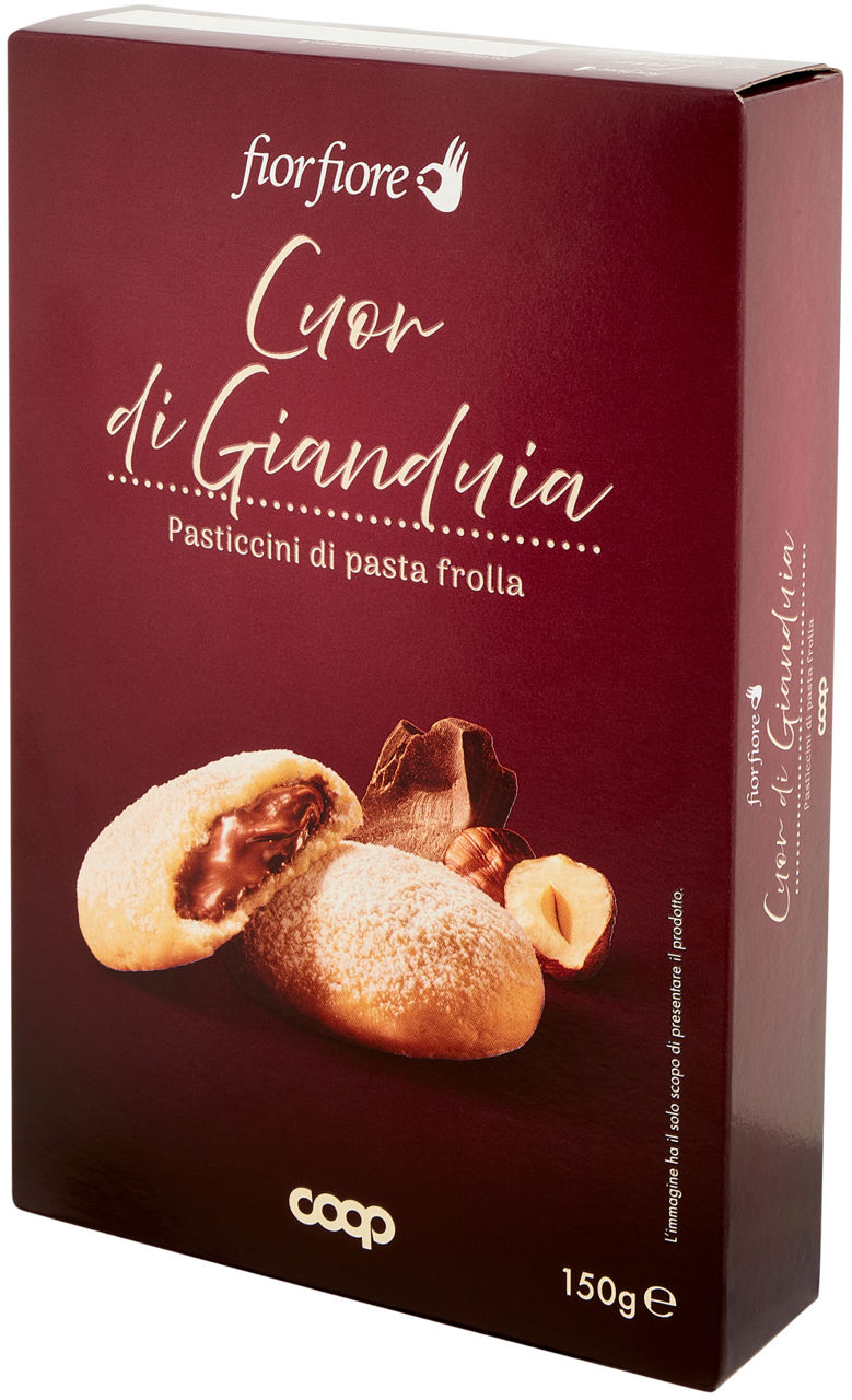 Pasticcini di pasta frolla cuor di gianduia 150 gr - Immagine 61