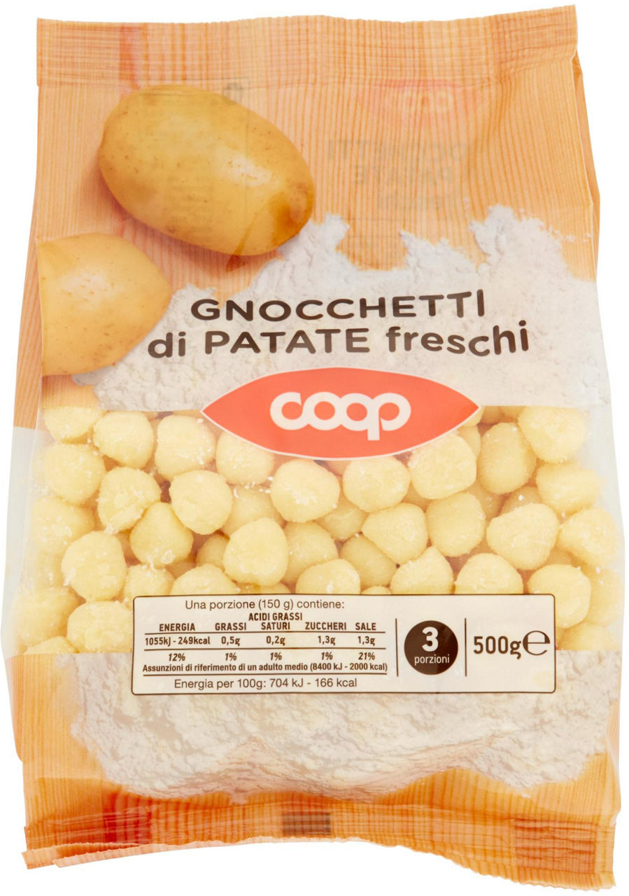 Gnocchetti di patate coop sacchetto g 500