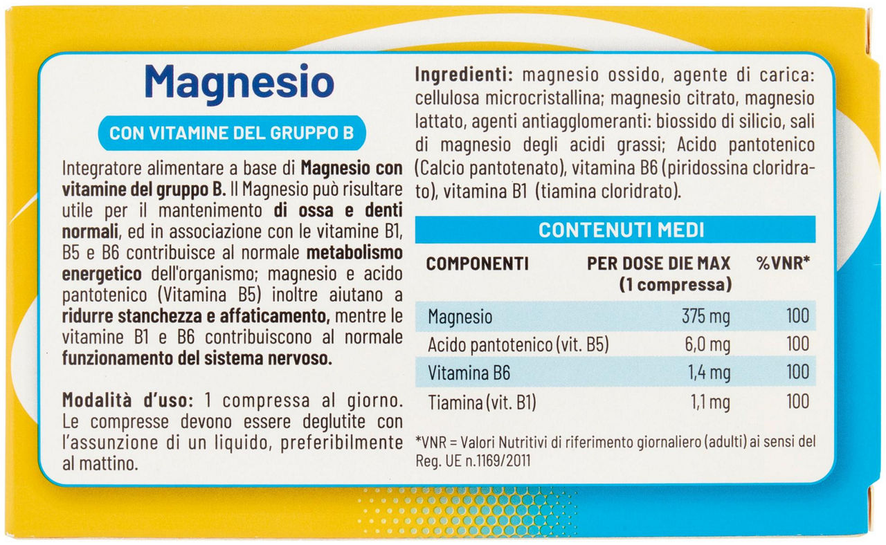 INTEGRATORE MAGNESIO EQUILIBRA 30 CPR GR. 39 - 2