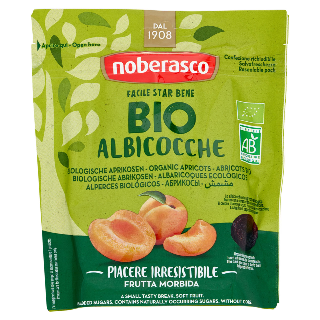 Albicocche bio denocciolate 200 gr