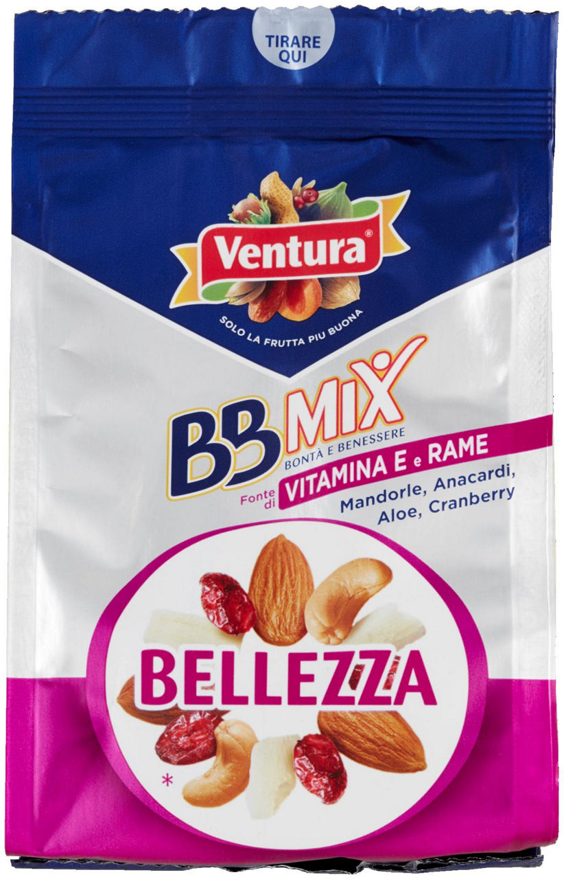 BBMix Bellezza mandorle, anacardi, aloe, cranberry 150 g - 0