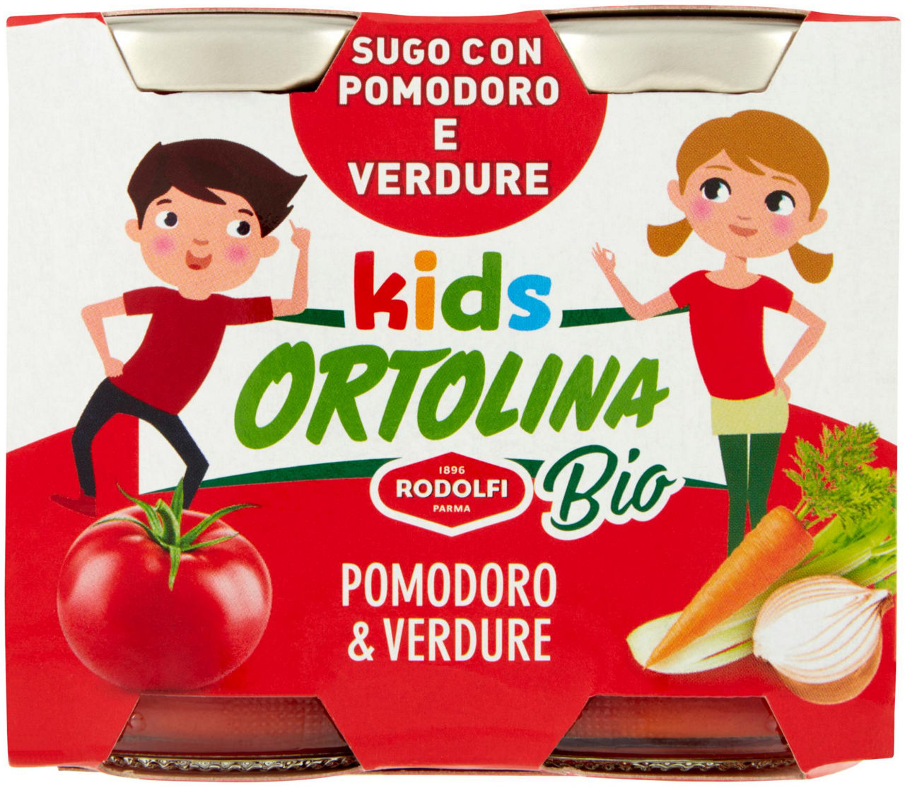 SUGO BIO POMODORO E VERDURE ORTOLINA KIDS CLUSTER GR.200 - 0