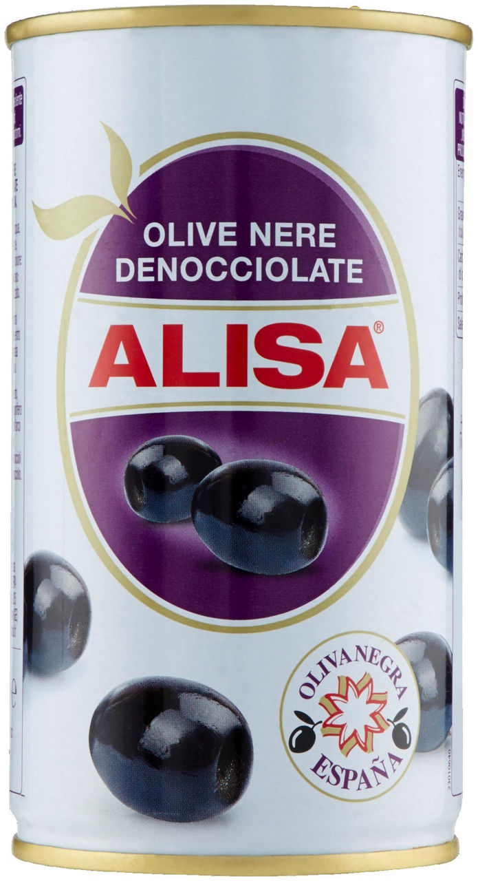 Olive nere denocciolate alisa icat g 150