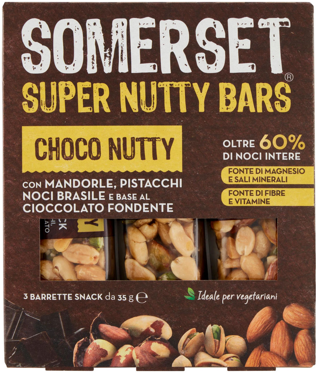BARRETTE CHOCO NUTTY SOMERSET NUTTY BARS G 105 - 0