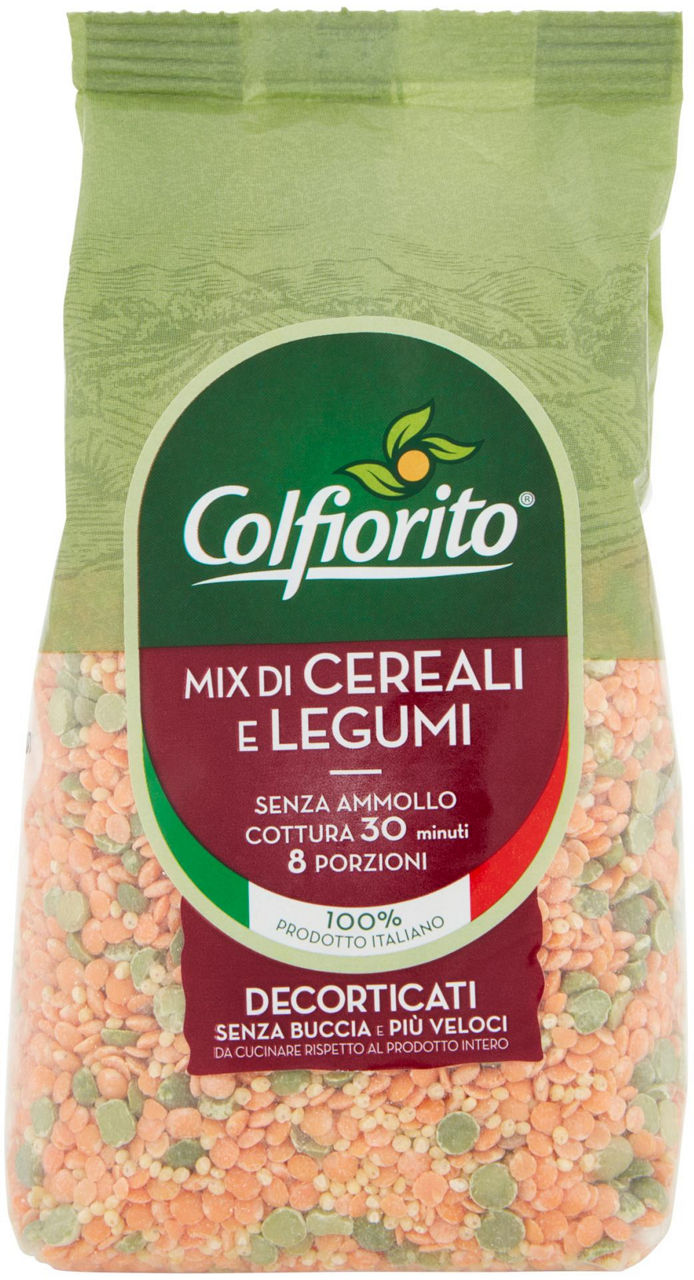 Mix di cerali e legumi decorticati sacchetto g 400