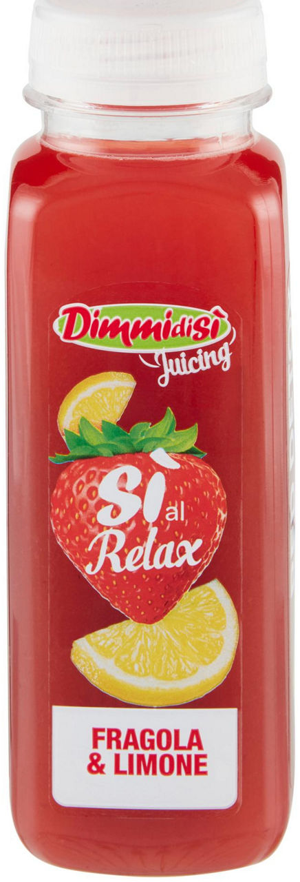Estratto juicing sì al relax fragola & limone 250 ml