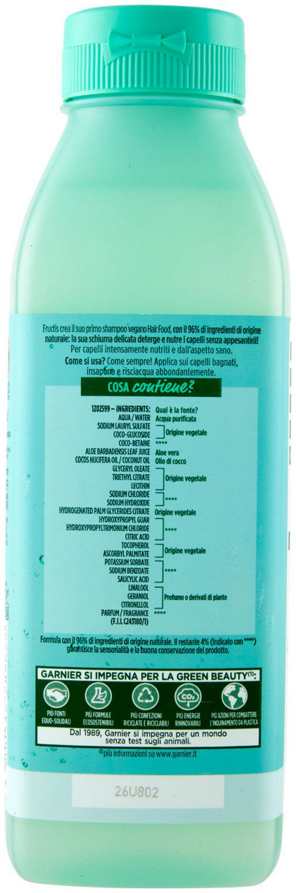 SHAMPOO GARNIER FRUCTIS HAIR FOOD ALOE ML 350 - Immagine 21