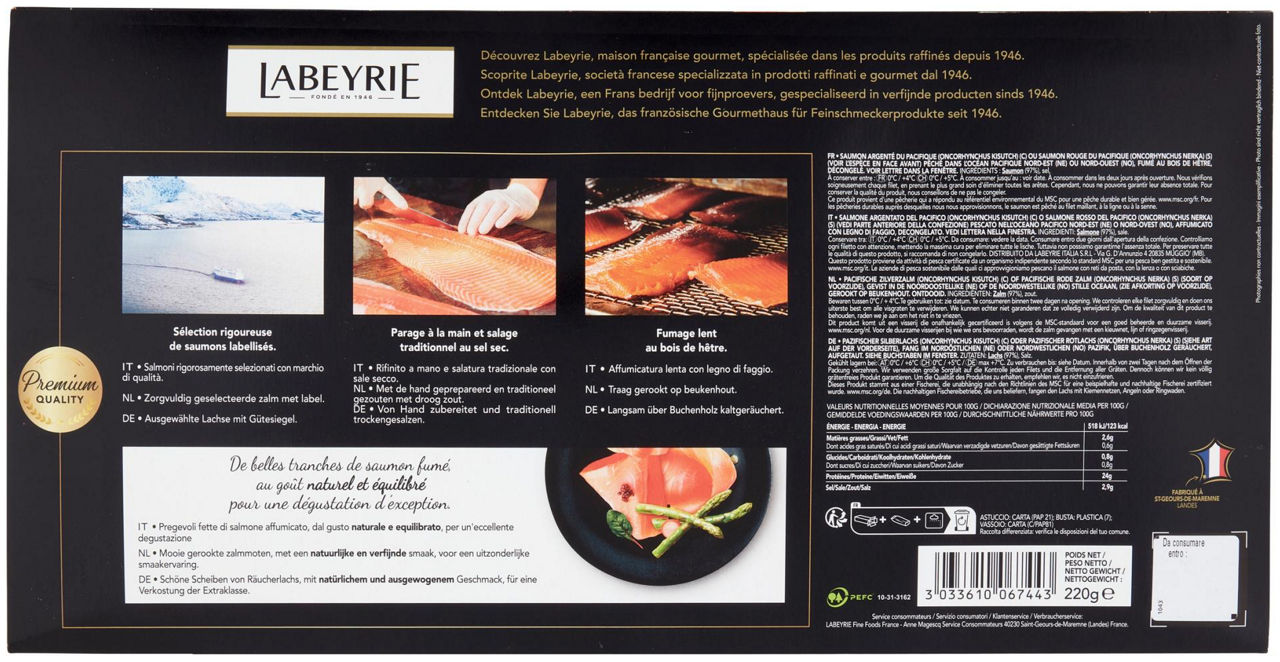 Salmone selvaggio affumicato 220 gr - Immagine 21