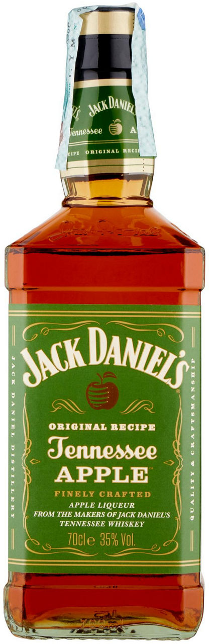 Whiskey jack daniel's tennessee apple 35 gradi bottiglia ml 700