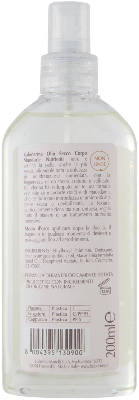 OLIO SECCO SPRAY KALODERMA MANDORLE NUTRIENTE ML. 200 - 2