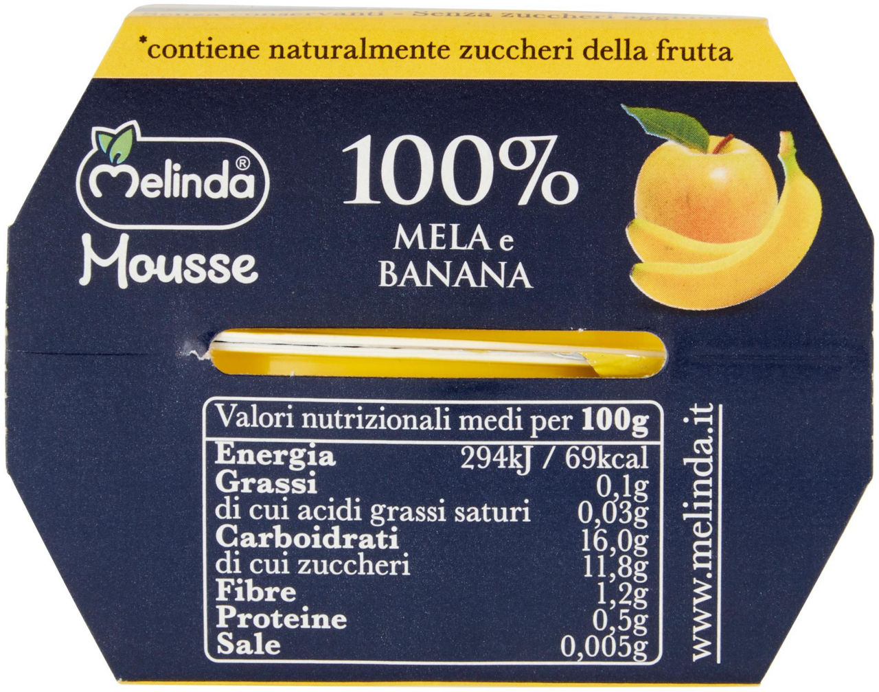 Mousse 100% Mela e Banana 2 x 100 g - 5
