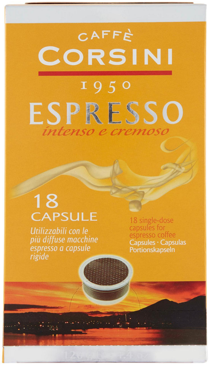 CAFFE' CAPSULE ESPRESSO CORSINI 18XG7 GR 126 - 0