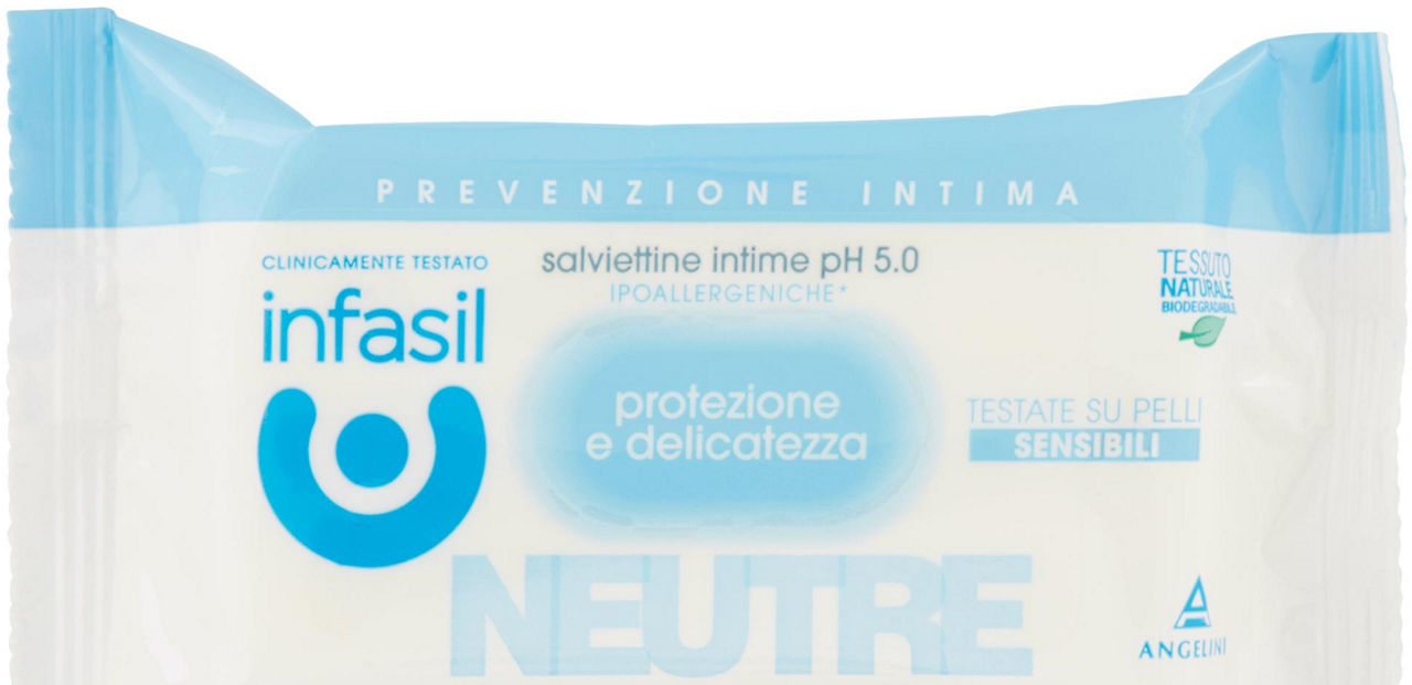 SALVIETTE INTIME  INFASIL FRESCHEZZA NEUTRO X 12 FLOW PACK 1PZ - 0