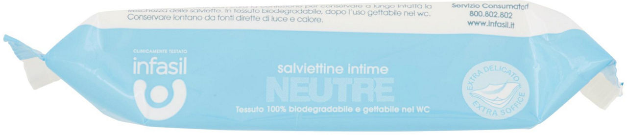 SALVIETTE INTIME  INFASIL FRESCHEZZA NEUTRO X 12 FLOW PACK 1PZ - 4