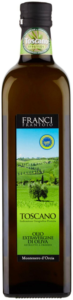 Olio extravergine toscano igp frantoio franci bottiglia ml.750