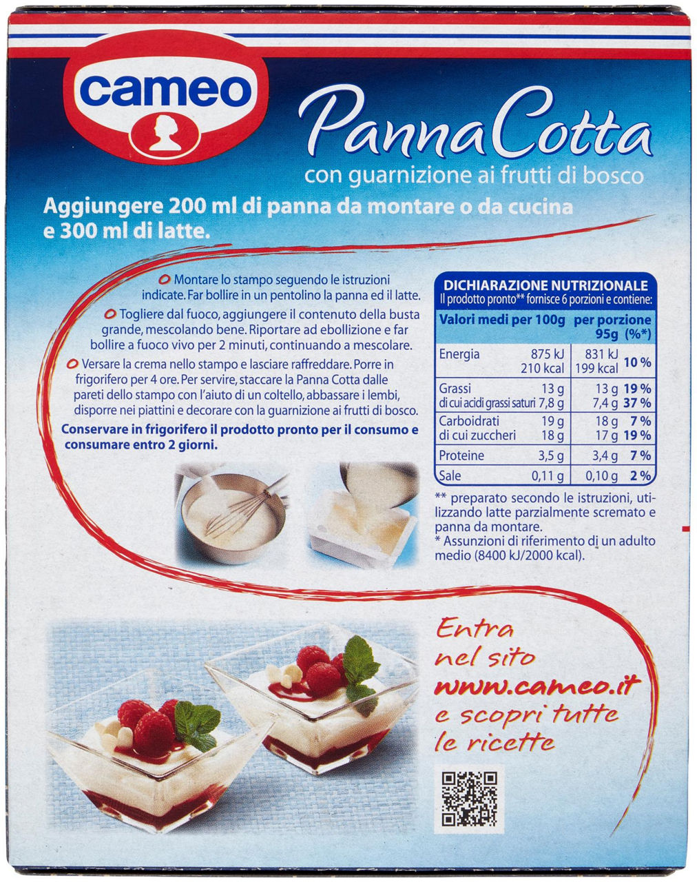 PANNA COTTA CAMEO AI FRUTTI DI BOSCO SC. GR.107 - Immagine 21