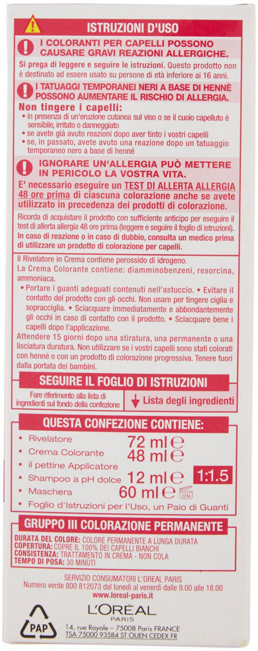 COLORAZIONE EXCELLENCE CREME BIONDO CHIARO N.8 PZ.1 - 3