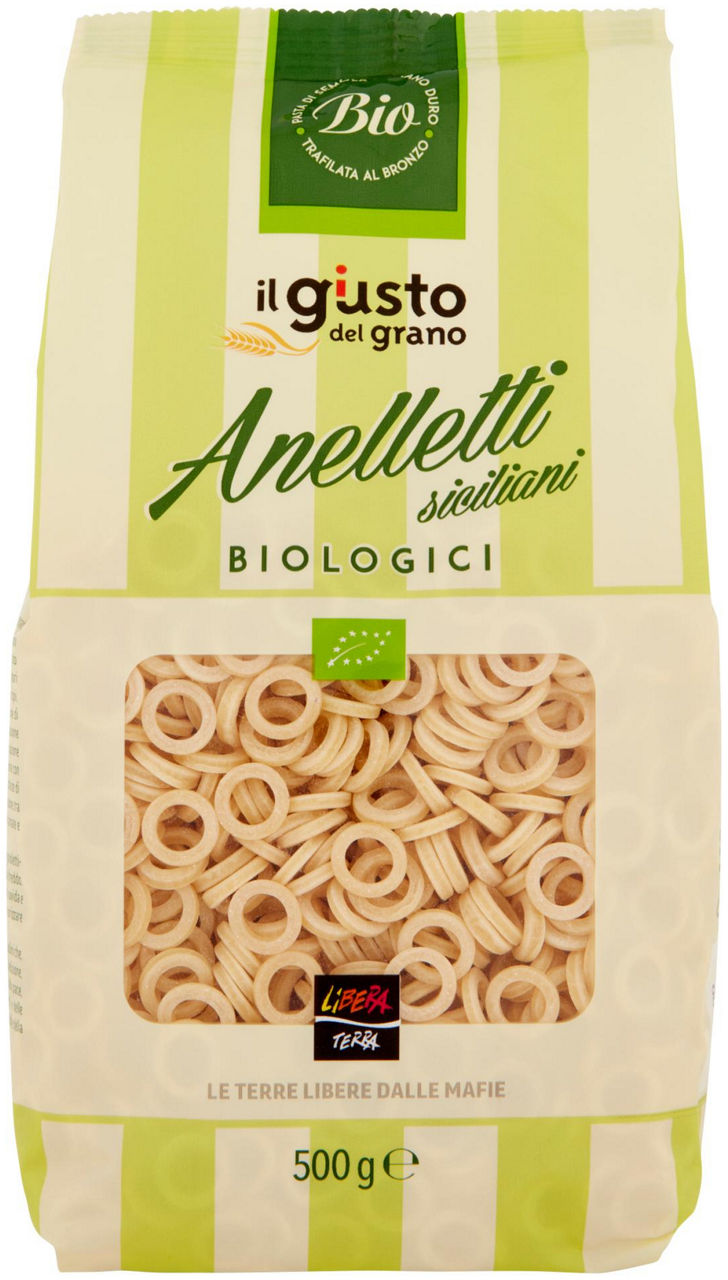 Anelletti siciliani biologici di grano duro gr 500 - 0