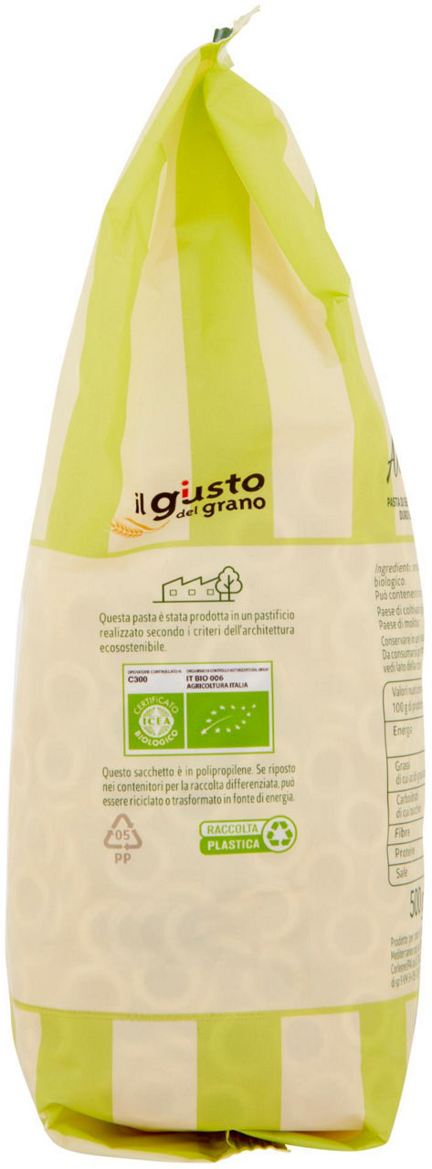 Anelletti siciliani biologici di grano duro gr 500 - 3