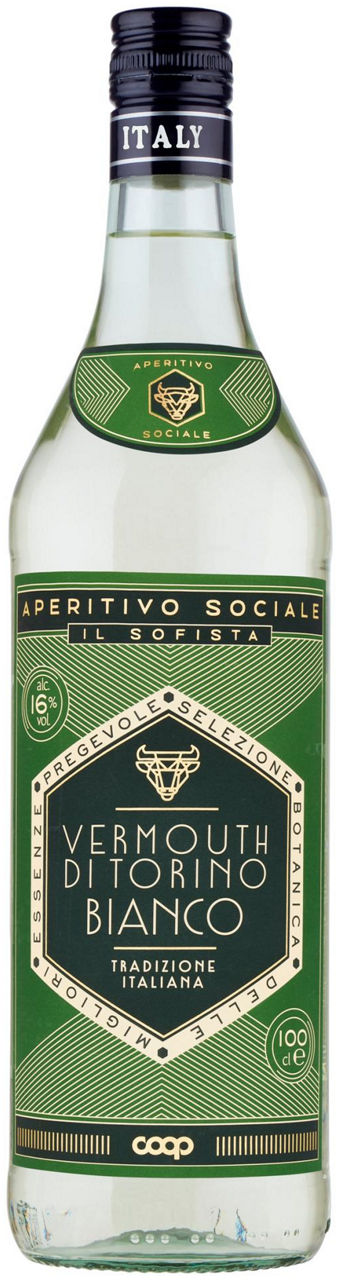 Vermouth bianco 16 gradi coop bottiglia l 1