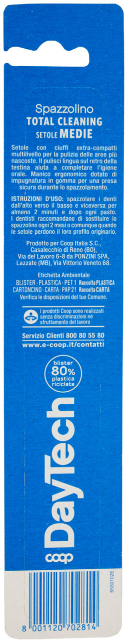 Spazzolino Total Cleaning Setole Medie - 2