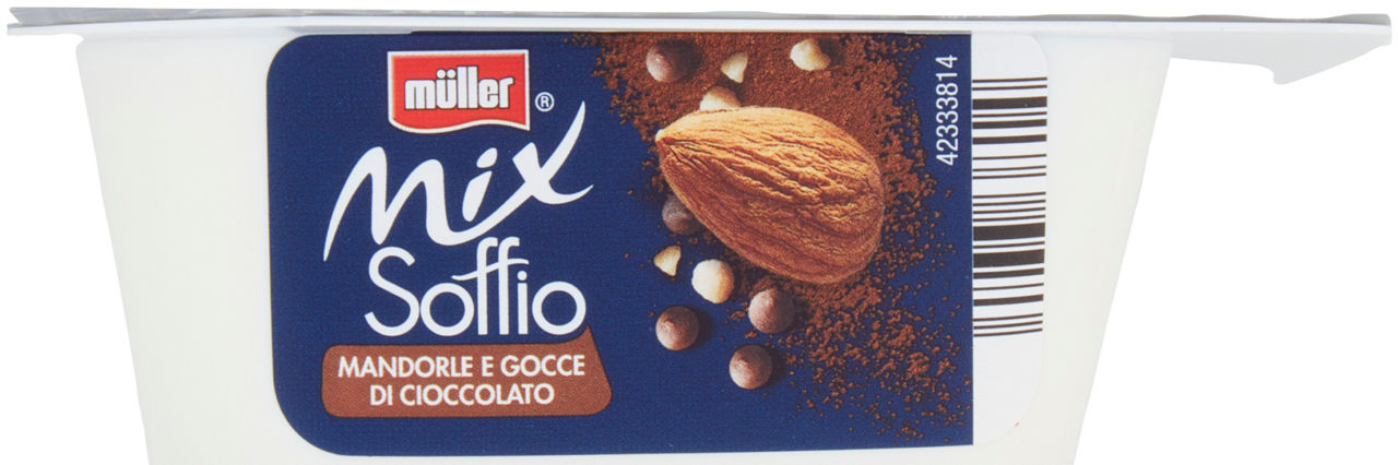 YOGURT MIX SOFFIO PIÙ MANDORLE GOCCE DI CIOCCOLATO MULLER  G 120 - Immagine 51