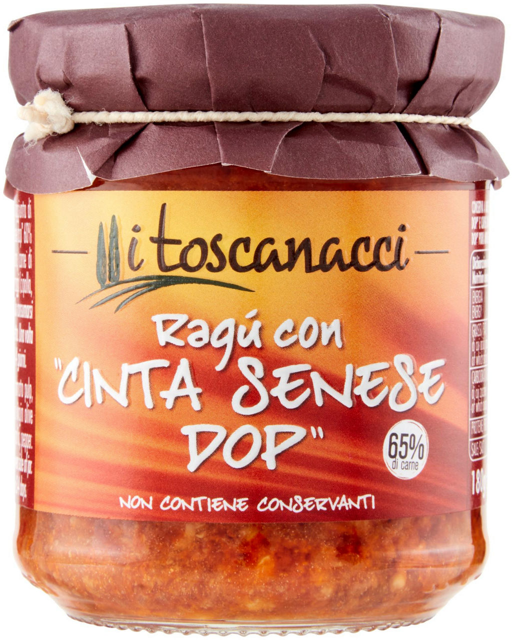 Ragù con cinta senese dop 180 gr