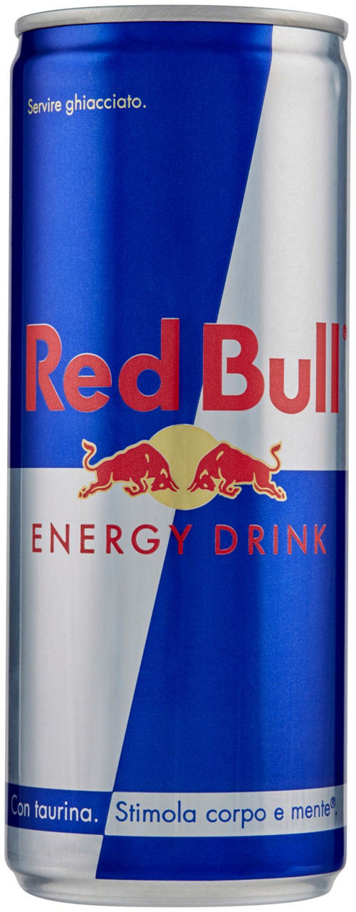 Energy drink red bull lattina ml.250