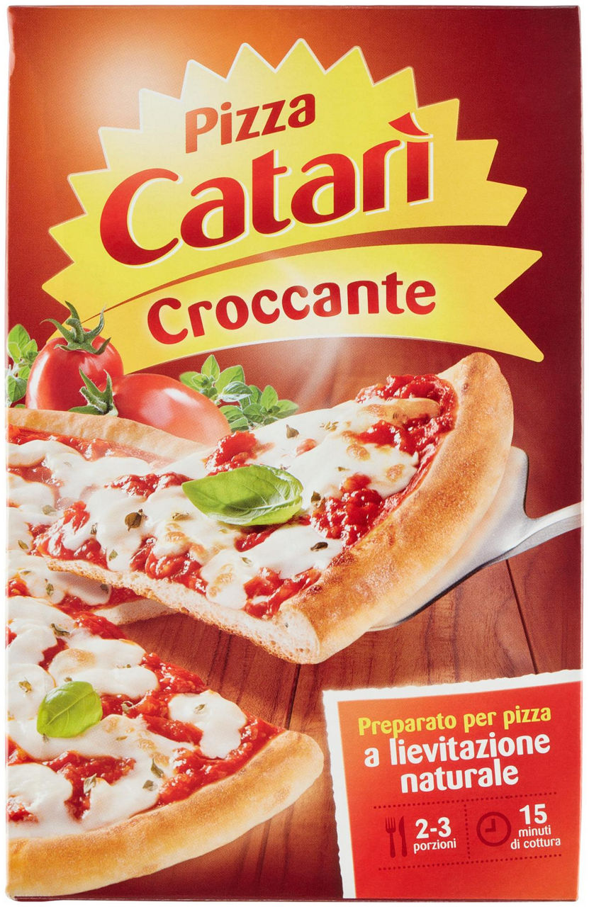 PIZZA CATARI' ISTANTANEA CROCCANTE SCATOLA  GR.448,25 - Immagine 01