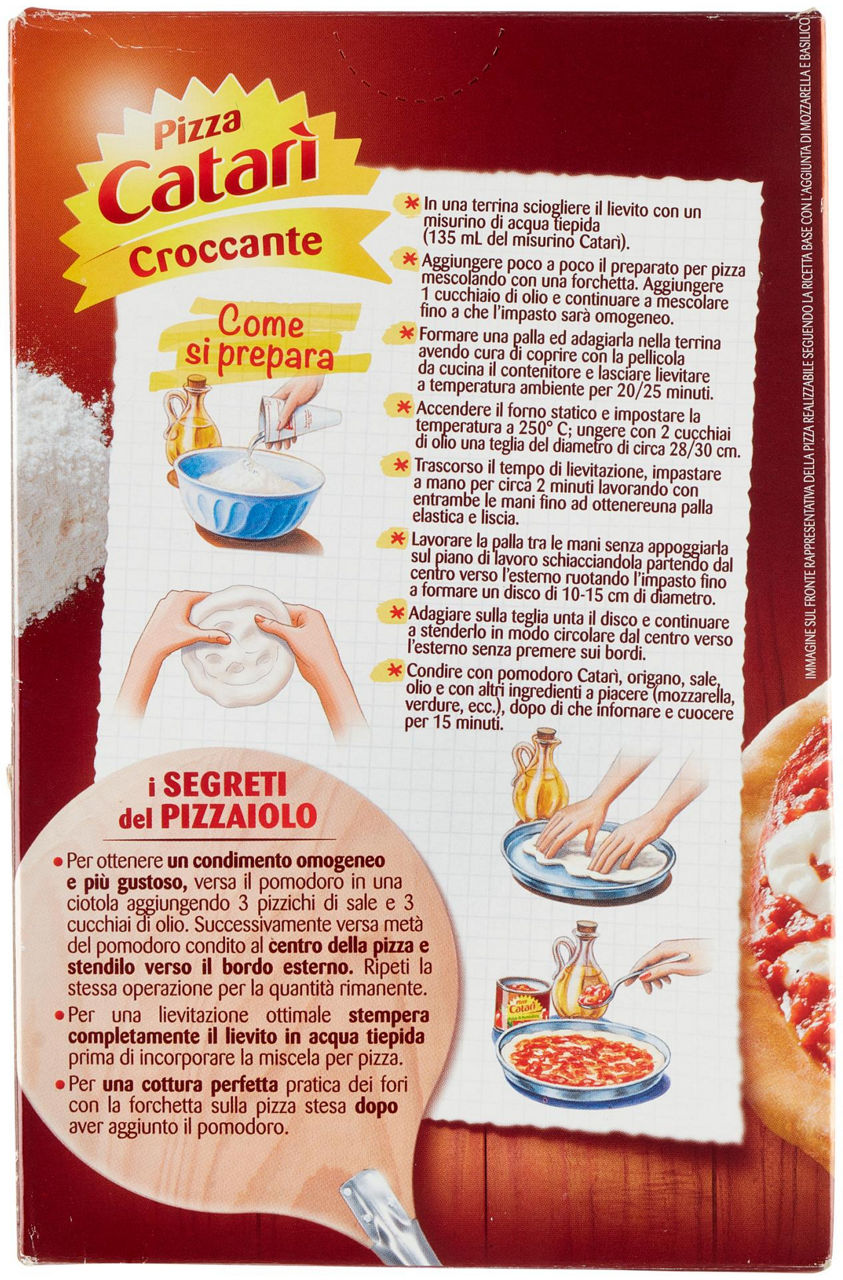 PIZZA CATARI' ISTANTANEA CROCCANTE SCATOLA  GR.448,25 - Immagine 21