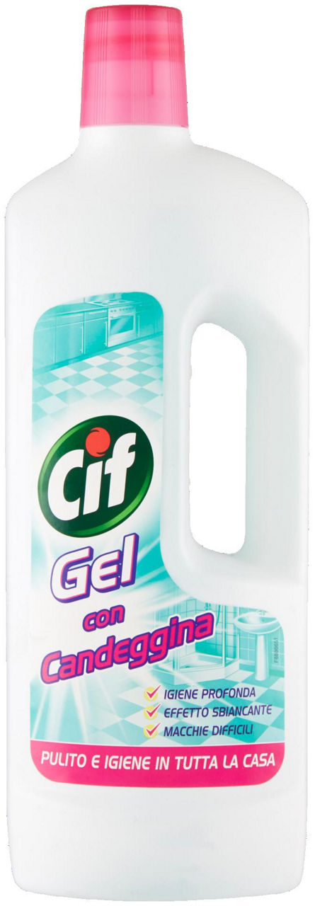 Detergente cif gel con candeggina flacone ml  750