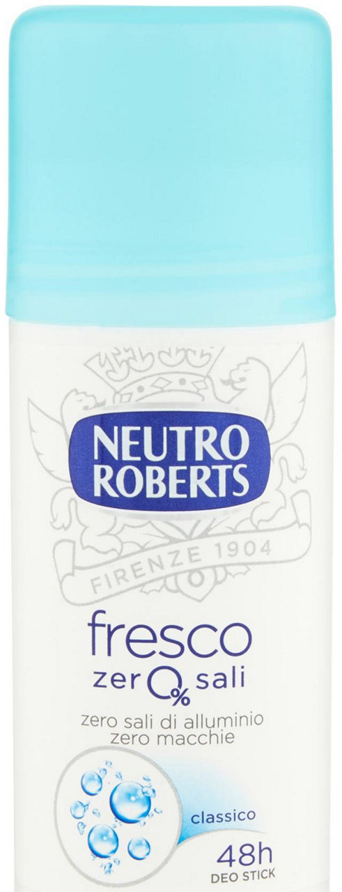 Deodorante neutro roberts fresco classico stick 40 ml