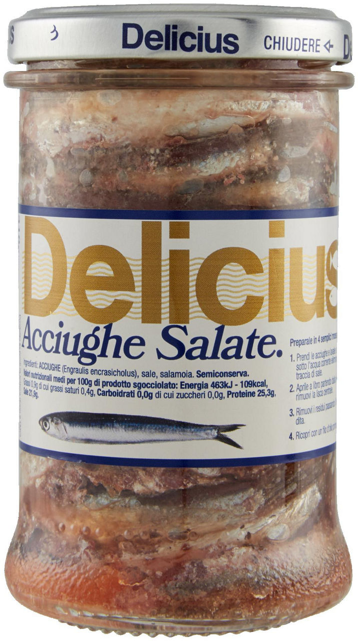 Acciughe salate delicius v.v. gr.310