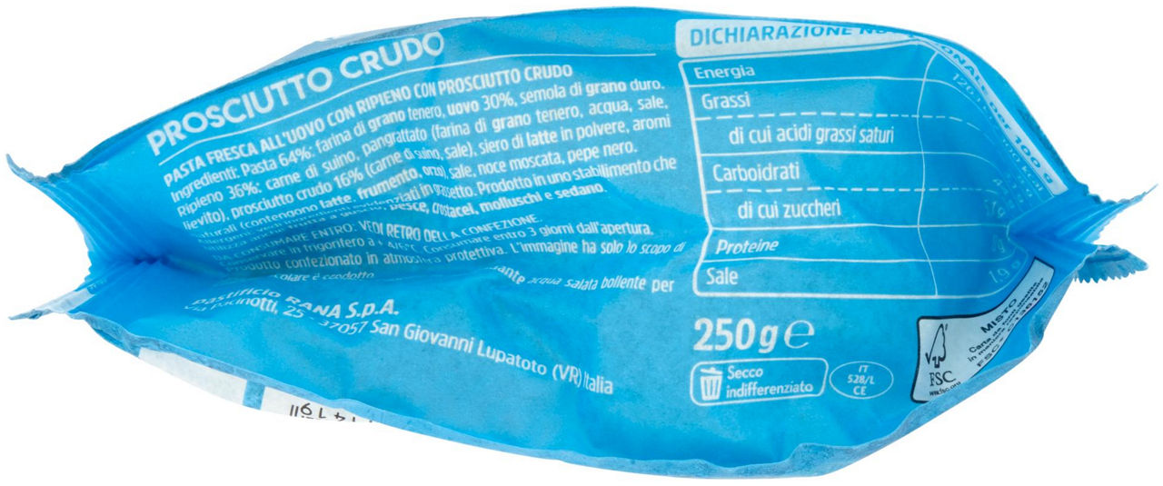 SFOGLIAVELO AL PROSCIUTTO CRUDO RANA SACCHETTO GR 250 - Immagine 51