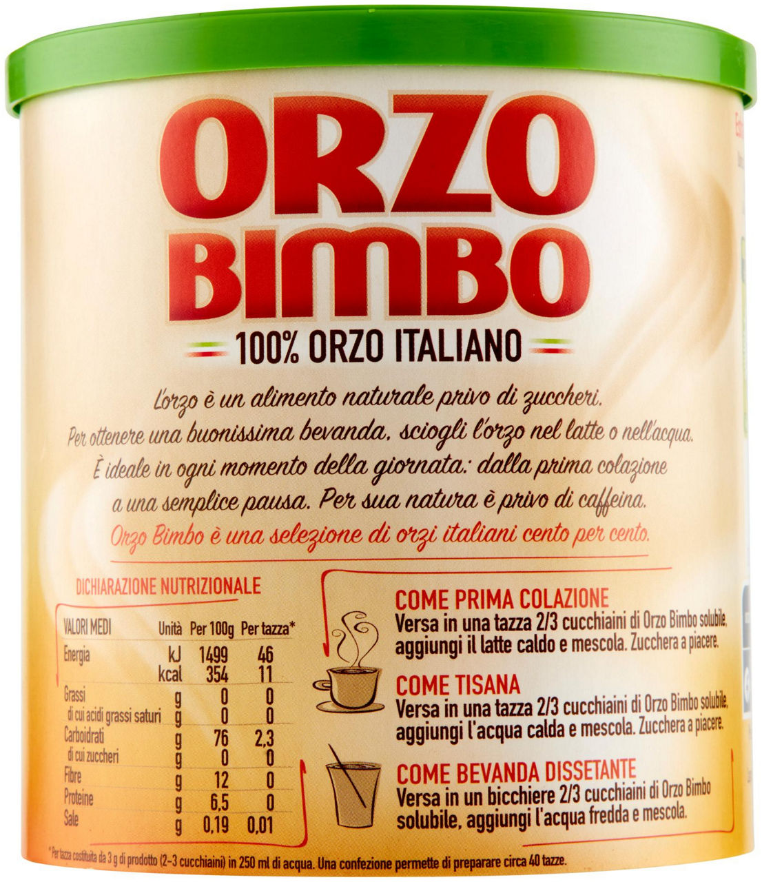 ORZO BIMBO SOLUBILE BARATTOLO G 120 - 2