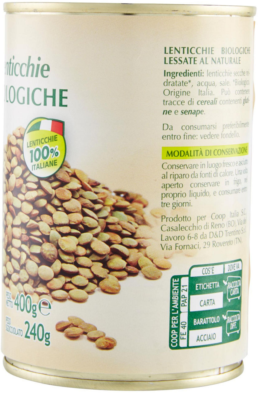 lenticchie Biologiche Vivi Verde 400 g - 3