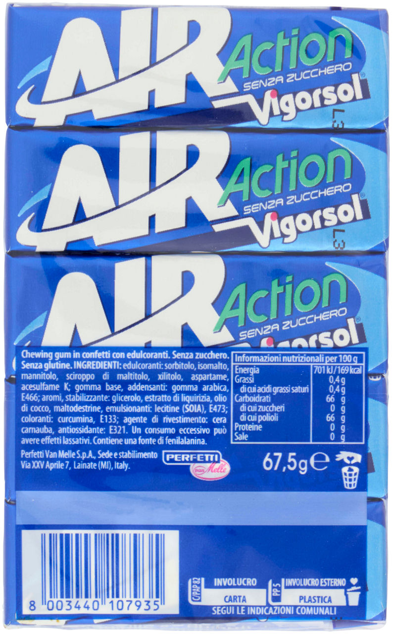 CHEWING GUM Air Action 5 Packs 66 g - 2