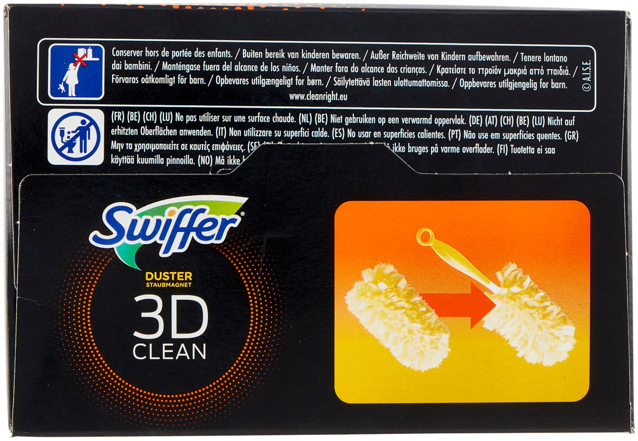 Piumini cattura polvere swiffer duster 3d clean 5 pz - Immagine 41