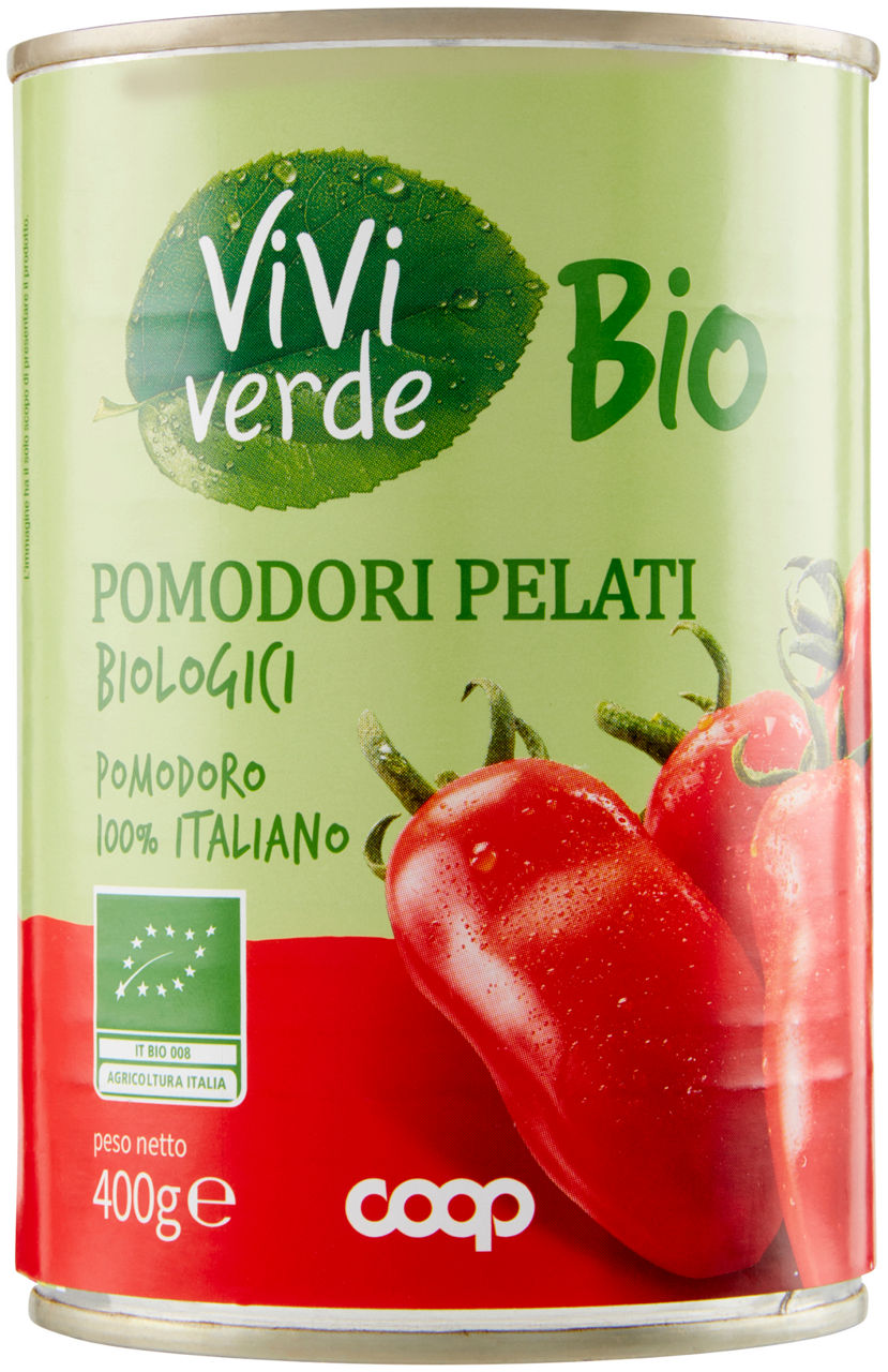 Pomodori Pelati Biologici Vivi Verde 400 g - 2