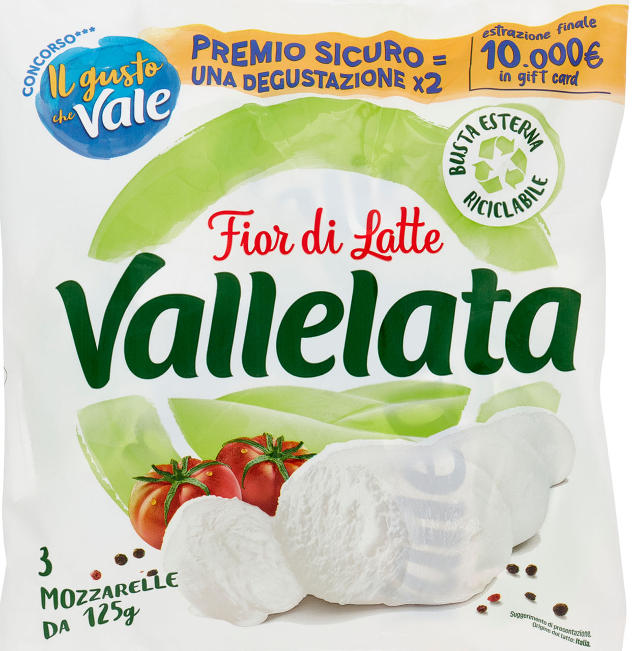 MOZZARELLA VALLELATA TRIS 3X125 G - Immagine 11