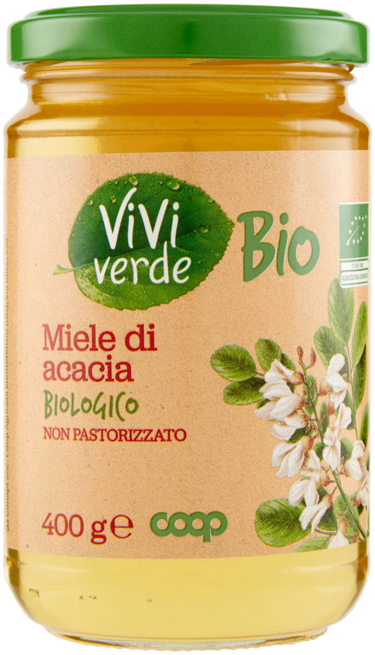 miele fiori di acacia Biologico Vivi Verde 400 g - 1