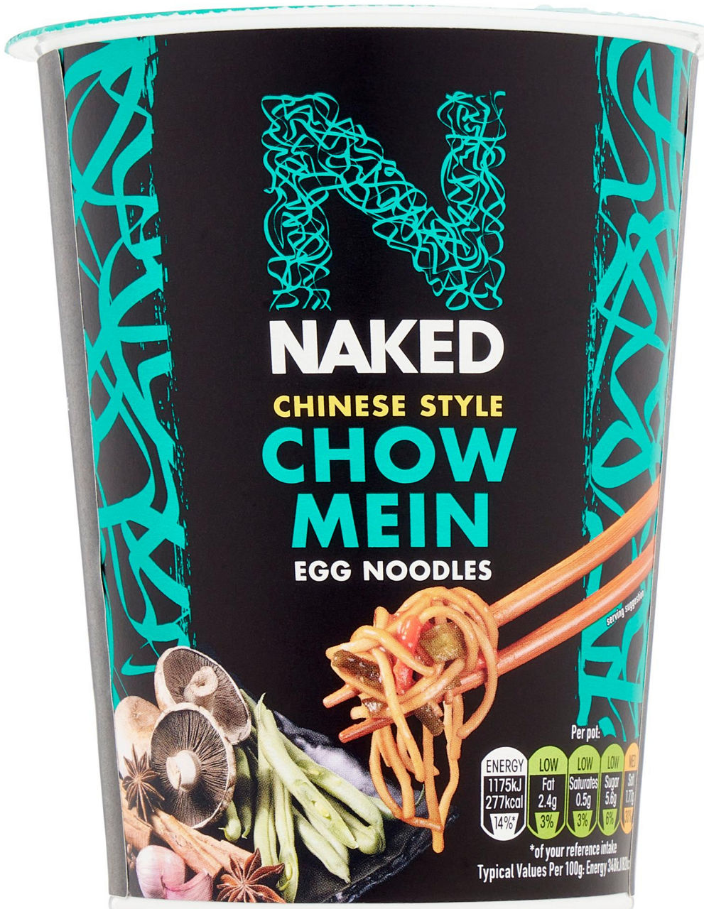 Noodles chinese style chow mein naked g78