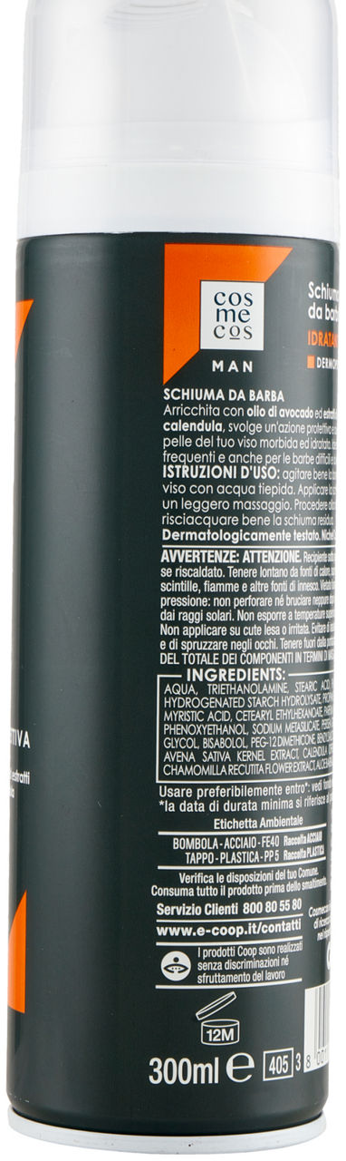 SCHIUMA DA BARBA IDRATANTE COSMECOS MAN COOP ML 300 - 3