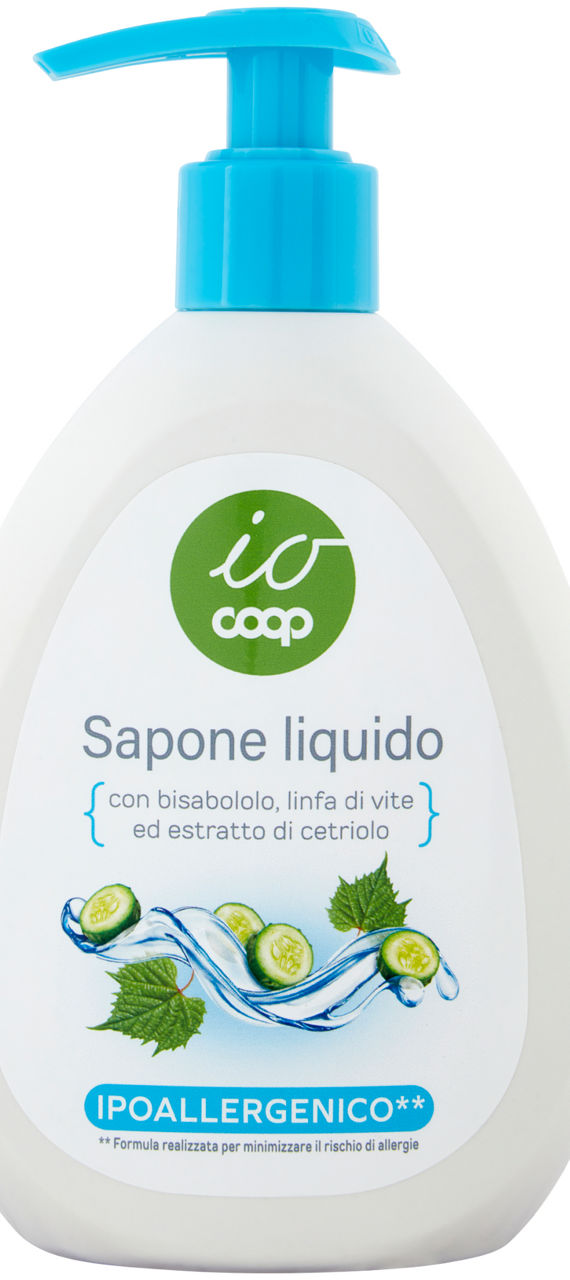 Sapone liquido ipoallergenico io coop ml 300