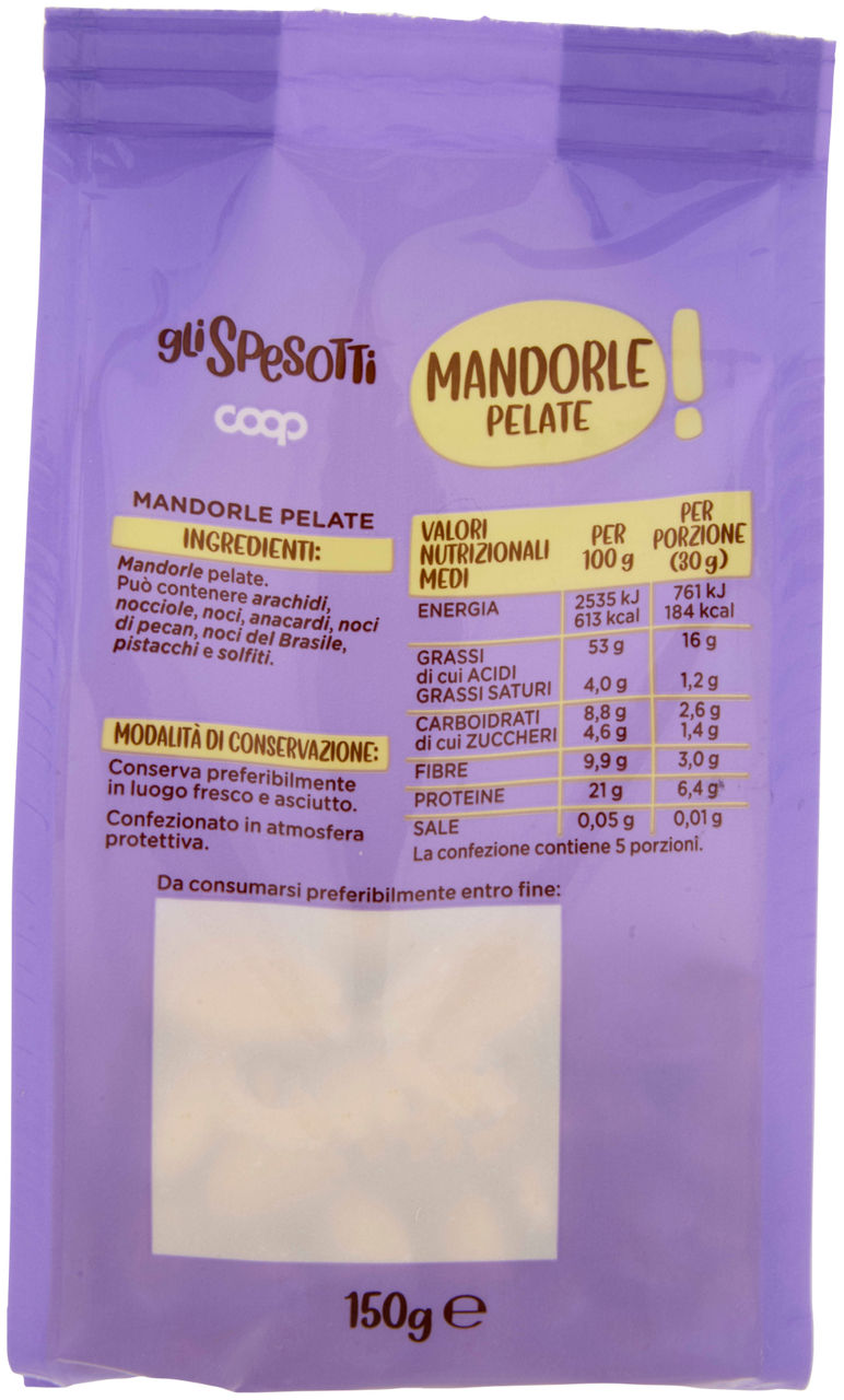 Mandorle pelate 150 gr - Immagine 41