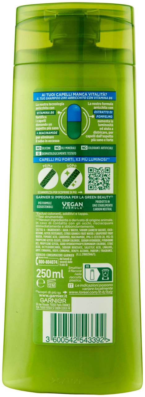 Shampoo 2 in 1 fortificante forti e belli 250 ml - Immagine 21